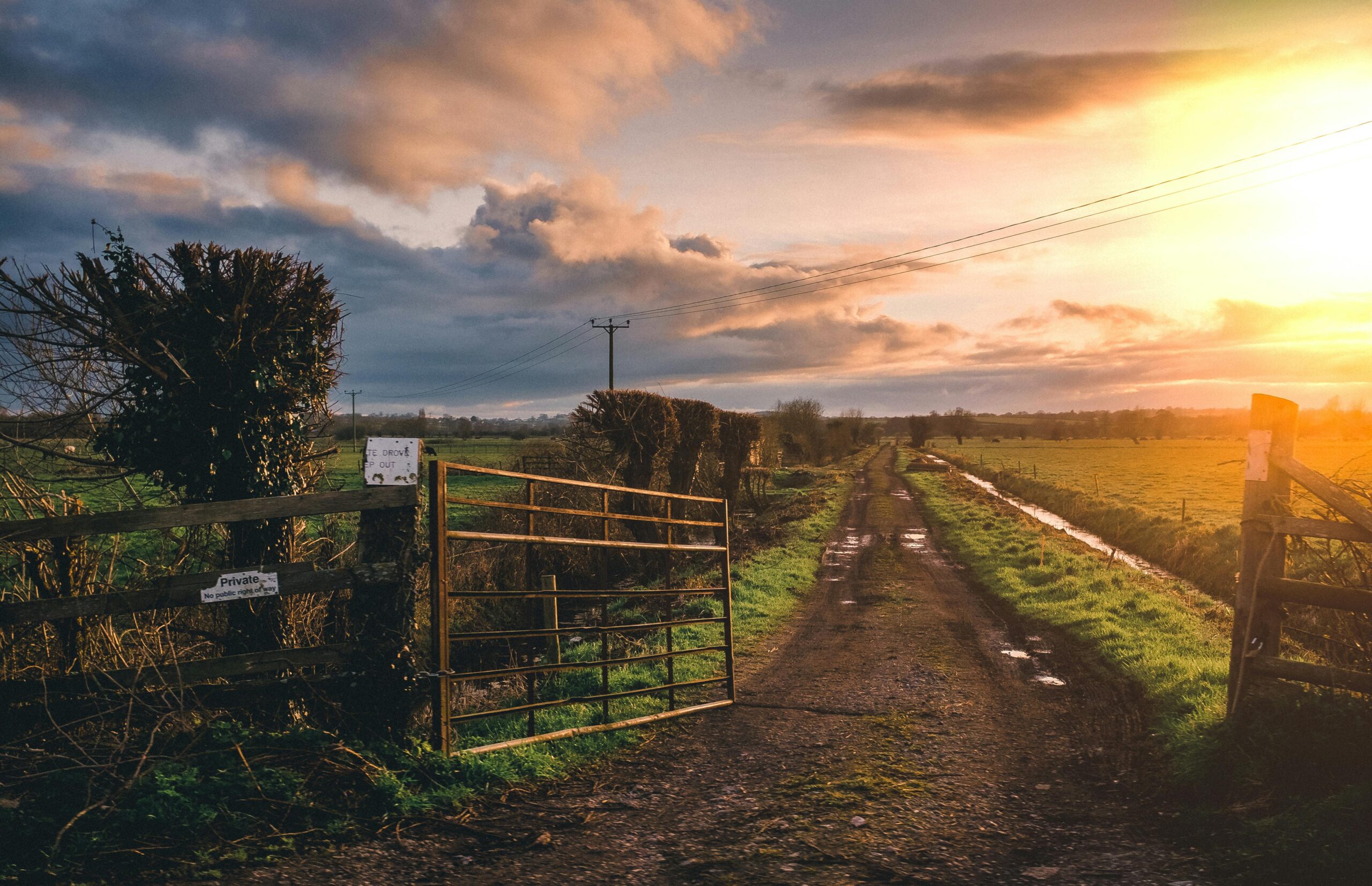 stock photo of farm entrance by Chanita Sykes (pexels)